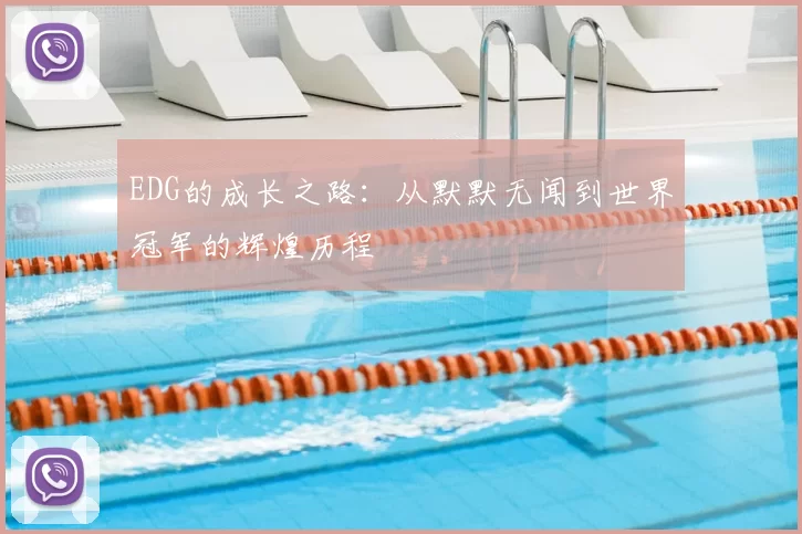 EDG的成长之路：从默默无闻到世界冠军的辉煌历程